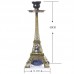 Eiffel Tower Hookah Shisha Kohle Tabac Chicha Double Pipe 40cm With Ceramic Bowl Cola Clamp Hose and Connector Accessories