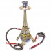 Eiffel Tower Hookah Shisha Kohle Tabac Chicha Double Pipe 40cm With Ceramic Bowl Cola Clamp Hose and Connector Accessories