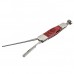 Wood Grip 3-in-1 Smoking Pipe Cleaner Hookah Cleaning Tool Stainless Steel Scraper Metal