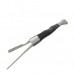 Wood Grip 3-in-1 Smoking Pipe Cleaner Hookah Cleaning Tool Stainless Steel Scraper Metal