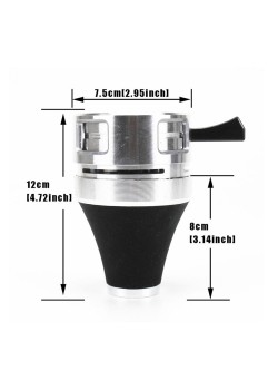 Aluminum Alloy Hookah Phunnel Bowl Shisha Heat Management System Tobacco Charcoal Holder for Sheesha Narguile chicha Accessories